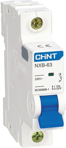 Выключатель автоматический CHINT NXB-63S 1п 10А C 4.5кА картинка